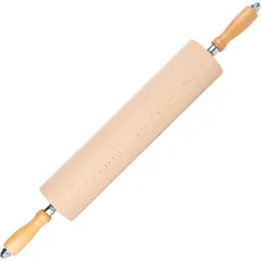 Скалка бук ,L=70/40,B=9см древесн.,белый
