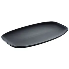 Rectangular dish ceramics ,H=29,L=360,B=210mm black