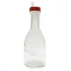 Бутылка для масла и уксуса стекло,пластик 0,55л D=85,H=230,L=70,B=70мм прозр.