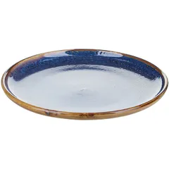 Тарелка «Ирис» фарфор D=26,H=3см голуб.,коричнев., изображение 2