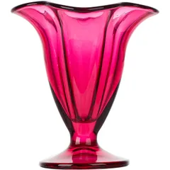 Креманка «Энджой» стекло 170мл D=113/70,H=130мм красный, изображение 2