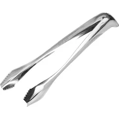 Ice tongs stainless steel ,L=180,B=15mm silver.