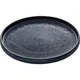 Тарелка «Нара» мелкая керамика D=210,H=25мм черный, изображение 2