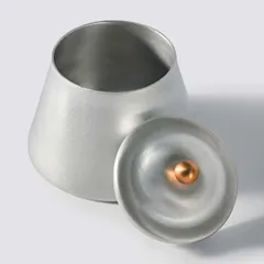 Сахарница «Арго» с крышкой алюмин. 250мл D=60,H=85мм серебрист., изображение 3