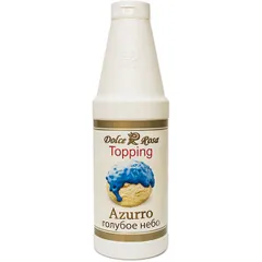 Топпинг «Голубое небо» 1 кг пластик D=8,H=26см синий