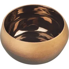 Salad bowl ceramics 120ml D=88,H=40mm bronze, copper