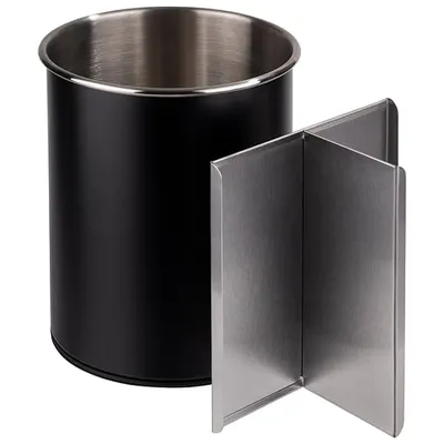 Подставка для столовых приборов сталь нерж. D=13,H=16,5см черный, изображение 4