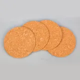 Подставка круглая d 15,2 см, h 1 см, пробковая, 4 шт/уп, P.L. Proff Cuisine