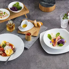 Тарелка «Опшенс» квадратная фарфор ,L=28,5,B=28,5см белый, изображение 3