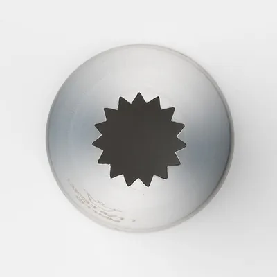 Насадка кондитерская «Открытая звезда» (15 зубцов)[5шт] сталь нерж. D=30/11,H=50мм, изображение 3