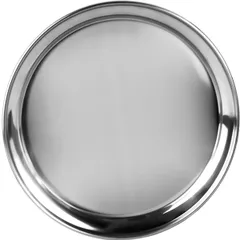 Round serving dish “Prootel”  stainless steel  D=35cm  silver.