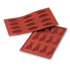 Baking dish “Boat” [12 cells] silicone ,H=15,L=72,B=30mm