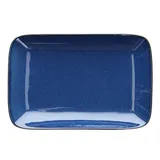 Блюдо «Джап Блю» глубокое прямоугольное керамика ,L=27,5,B=18,5см синий