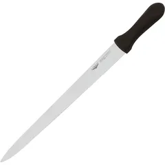 Pastry knife  stainless steel  L=31cm  black, metal.