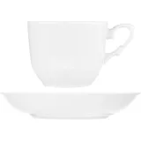 Чайная пара «Кирмаш» фарфор 250мл D=85/150,H=45мм белый