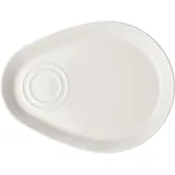 Блюдо «Симплисити» комби фарфор ,L=25,5,B=21см белый