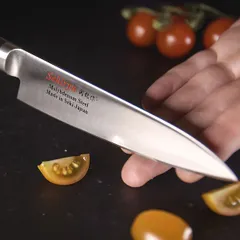 Нож кухонный «Осака» односторонняя заточка сталь нерж.,полиоксиметилен ,L=300/180,B=45мм, изображение 3