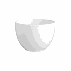 Salad bowl “Embassy white”  porcelain  D=22cm  white