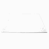 Поднос пластик ,L=45,7,B=34,3см белый