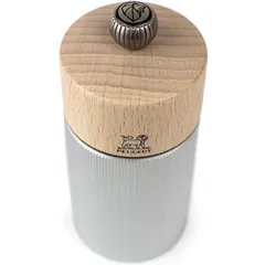 Мельница для перца «Лайн» бук,алюмин. ,H=12см белый,св. дерево, изображение 3