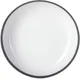 Салатник «Солид» фарфор 450мл D=175,H=45мм черный,белый, изображение 2