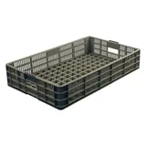 Ящик для продуктов перфорированный (от 0 до +50°C) полиэтилен 30л ,H=14,5,L=74,B=46,5см серый