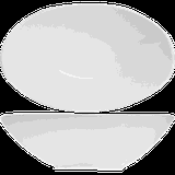 Салатник «Кунстверк» фарфор 1л ,H=60,L=256,B=155мм белый