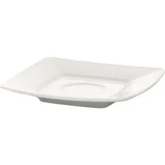 Блюдце «Виктория» фарфор ,H=15,L=115,B=115мм белый, изображение 2