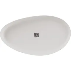 Serving dish “Ninfa”  porcelain , H=35, L=325, B=180mm  white, gloss.