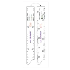 Bar line “Chistye Rosy” 0.5, 0.7, 1 l  plastic , L=28, B=2cm  white