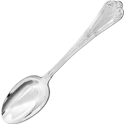 Ложка столовая «Лурье» мельхиор,посеребрен. ,L=21см серебрист.