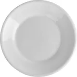 Тарелка пирожковая «Ресторан» стекло D=155,H=15мм белый