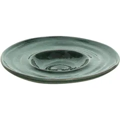 Small plate D=18cm green.