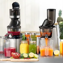 Соковыжималка «CS600» шнековая металл ,H=51,5,L=26,B=18,3см 200вт металлич.,черный, изображение 3