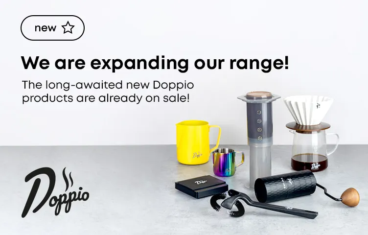 We are expanding our range! The long-awaited new Doppio products are already on sale!