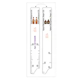 Линейка барная «Ararat Apricot» 0,5 л, «Васпуракан», «Наири» 0,5, 0,7 л пластик ,L=28,B=2см белый