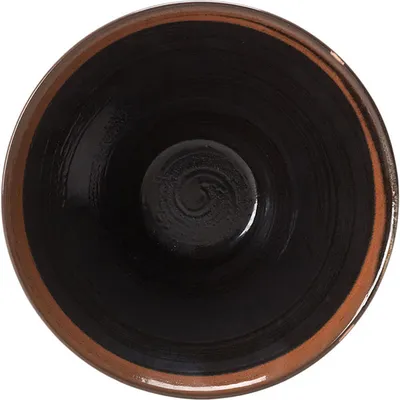 Салатник «Кото» фарфор 118мл D=10,H=6см черный,коричнев., изображение 2