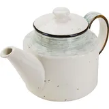 Чайник «Пастораль» фарфор 0,775л ,L=21,5см зелен.