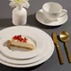 Тарелка «Морелла» мелкая фарфор D=28,5см белый, изображение 5