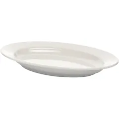 Блюдо «Кашуб-хел» овальное фарфор ,H=3,L=33,B=23см белый, изображение 2