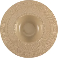 Pasta plate “Skalistos” ceramics 300ml D=27,H=4cm beige.