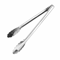 Universal tongs  stainless steel  L=22.5 cm  metal.