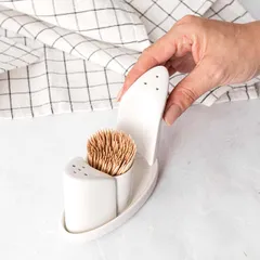 Набор для специй 3 предмета на подставке фарфор ,H=87,L=124,B=87мм белый, изображение 4