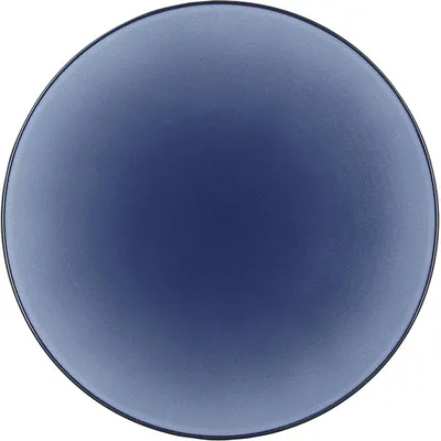 Тарелка «Экинокс» мелкая керамика D=280,H=33мм синий, Цвет: Синий, Диаметр (мм): 280