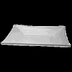 Салатник «Кьюбо» стекло 0,7л ,H=30,L=257,B=251мм прозр.,зелен.