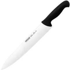 Нож поварской «2900» сталь нерж.,полипроп. ,L=43/30,B=5см черный,металлич.
