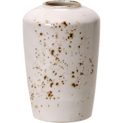 Flower vase “Kraft”  porcelain  D=67, H=100mm  white
