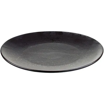 Тарелка «Оникс» плоская керамика D=27см черный, Диаметр (мм): 270, изображение 3