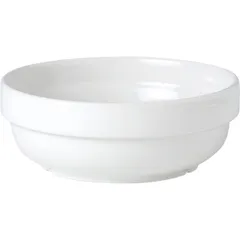 Salad bowl “Simplicity White”  porcelain  1.85 l  D=210, H=75mm  white