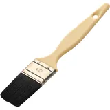 Кисть кондитерская пластик,щетина натур. ,L=24/5,B=4см бежев.,металлич.